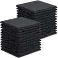 thumbnail image 1 of Bebida de pizarra Coasters GOH DODD, 24 unidades, 10 cm, cuadrados, color negro, 1 of 7