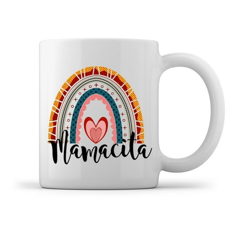 

Mamacita Mug Mom Mug Gift Rainbow Coffee Cup Spanish Mothers Day Gift Baby Shower Gift For New Mommy Birthday Gift For Her Ceramic Mug 11Oz