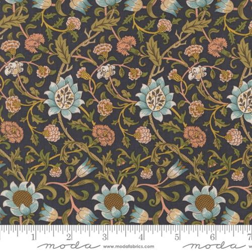 Cotton Morris Manor Flowers Floral Foliage Patter Leaves Sunflowers Stem Moda Fabrics Cotton Fabric Print by the Yard (8392-14)