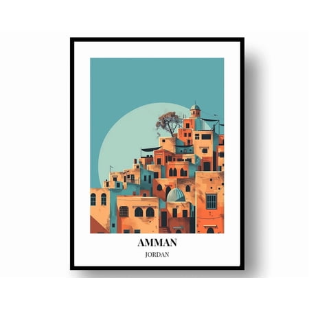 Amman Travel Poster Print