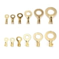 thumbnail image 3 of 150PCS Brass Crimp Ring Terminals Kit Cable Wire Connectors Spade Electrical Set, 3 of 9