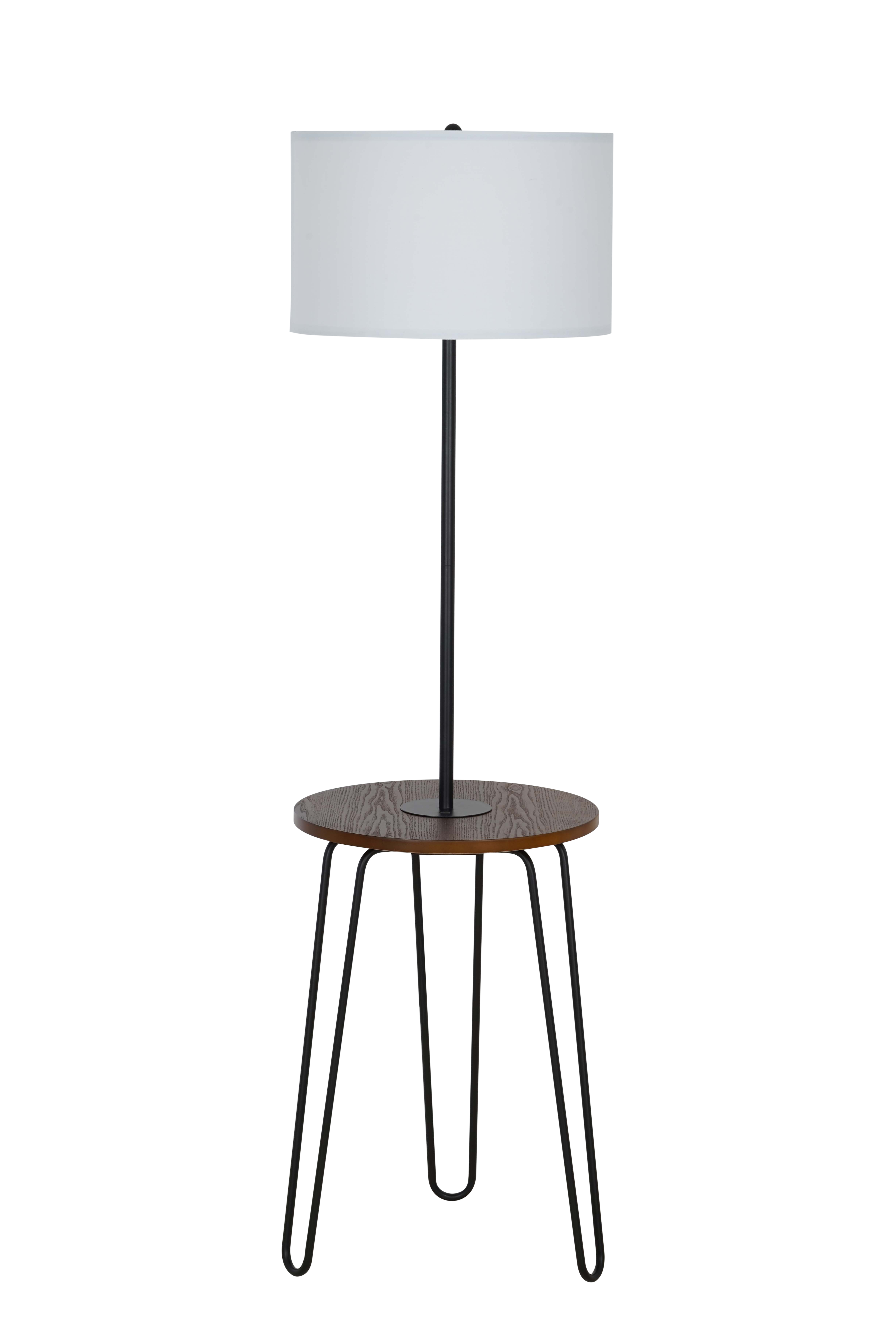 modern floor lamp with tray table