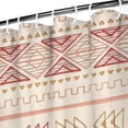 thumbnail image 3 of Pink Geometric Striped Pattern Shower Curtain 72"x84" ,Bathroom Decorative Shower Curtains Set with 12 Hooks,Modern Waterproof Washable Shower Curtain, 3 of 6