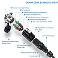 thumbnail image 4 of Conector Industrial Resistente Al Agua IP68 Conector Circular de ConexióN RáPida Conector de Carcasa Antiinterferencias (7 Pines), 4 of 5