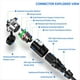 thumbnail image 4 of Conector Industrial Resistente Al Agua IP68 Conector Circular de ConexióN RáPida Conector de Carcasa Antiinterferencias (3 Pines), 4 of 5