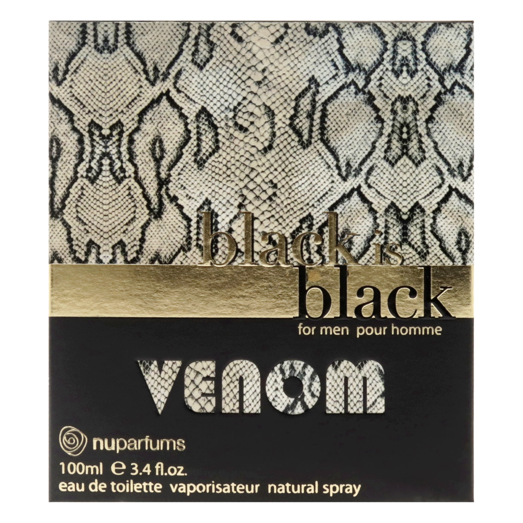 Nuparfums Black Is Black Venom , 3.4 oz EDT Spray - Walmart.com
