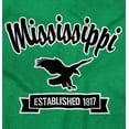 thumbnail image 2 of Mississippi Cute Bald Eagle Souvenir Men's Graphic T Shirt Tees Brisco Brands X, 2 of 6