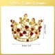 thumbnail image 2 of Toppers de pastel en mini corona Uxcell, tiara de aleación de reina y princesa con perla y rosa para decoración de pastel de cumpleaños, dorado/rojo/rojo, 2 of 6