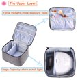 thumbnail image 3 of El organizador de esmaltes de uñas CTWWFS tiene capacidad para 30 botellas (15 ml) y bolsa, 3 of 8