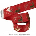 thumbnail image 3 of NSESSHome Fabric Deer Ribbon, Ribbon for Christmas Tree Decoration, Bow Making, Gift Wrapping, Cards Display, Crafts, Wedding, 3 of 6