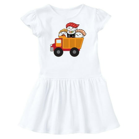

Inktastic Sushi Lover Food Truck Gift Toddler Girl Dress