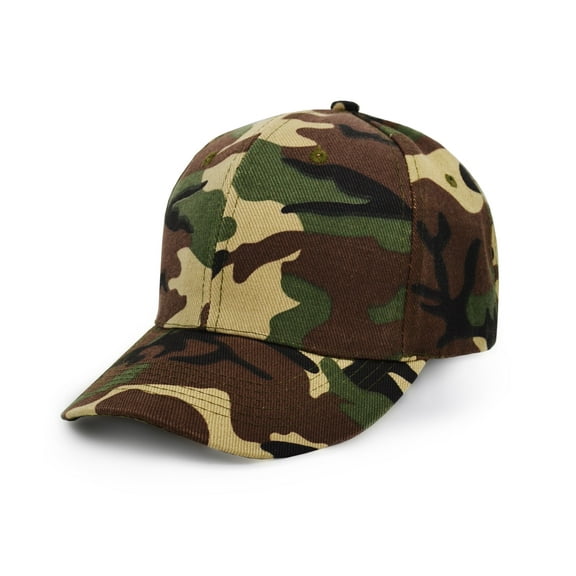 Mens Womens Army Military Baseball Cap Camouflage Hats for Hunting Fishing Outdoor Activities Green