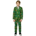 thumbnail image 1 of Boy's Green Christmas Tree Light Up Suit, 1 of 3