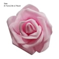 thumbnail image 4 of Cateissary Paquete de 50 flores biónicas artificiales, rosas de simulación de espuma PE, decoraciones de flores falsas, regalos de compromiso para bodas y Kits de decoración para fiestas Rosa claro Cateissary  JJ18310-01, 4 of 6