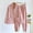 Pink, variant on Pajamas Women Long Sleeve Button Top and Pants Womens Two Piece Lounge Set Xmas Pajamas for Women