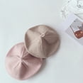 thumbnail image 6 of Autumn Baby Hat Beret Solid Color Vintage Knitted Beanie Cap Kids Infant Toddler Bonnets Beret Hat, 6 of 19