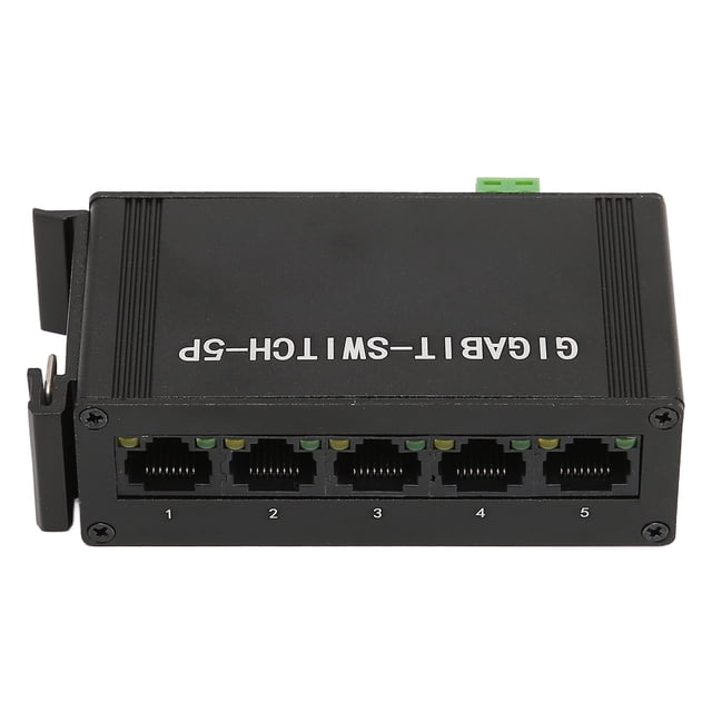 Conmutadores de redes de computadoras, puerto Gigabit Ethernet de 5 puertos Conmutador Gigabit Po E Conmutador de red Ethernet Máxima confiabilidad