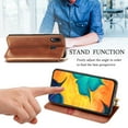 thumbnail image 5 of Galaxy A20 Wallet Case, Galaxy A30 Case, Dteck Premium PU Leather Flip Folio Wallet Case with Card Slot Magnetic Closure Case for Samsung Galaxy A20/A30 , Brown, 5 of 8