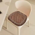 thumbnail image 3 of Aqestyerly Avoid Slip Embroidered Crystal Velvet Chair Cushion - office Desk and Chair Universal Seat Cushion,Pulling Rabbit Plush Toy Keychain for Home and office Use, 3 of 5