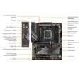 thumbnail image 6 of GIGABYTE B650 GAMING X AX V2 AM5 LGA 1718 AMD B650 ATX DDR5, Triple M.2, PCIe 5.0, USB 3.2 Gen2x2 Type-C, AMD Wi-Fi 6E, Realtek 2.5GbE LAN, 6 of 6