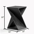 thumbnail image 6 of Albany Living Twisted End Table in Black, 6 of 7