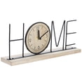 thumbnail image 1 of Mobutofu Modern Table Clock Square Wood Decorative Home Clock 1Pcs, 1 of 8