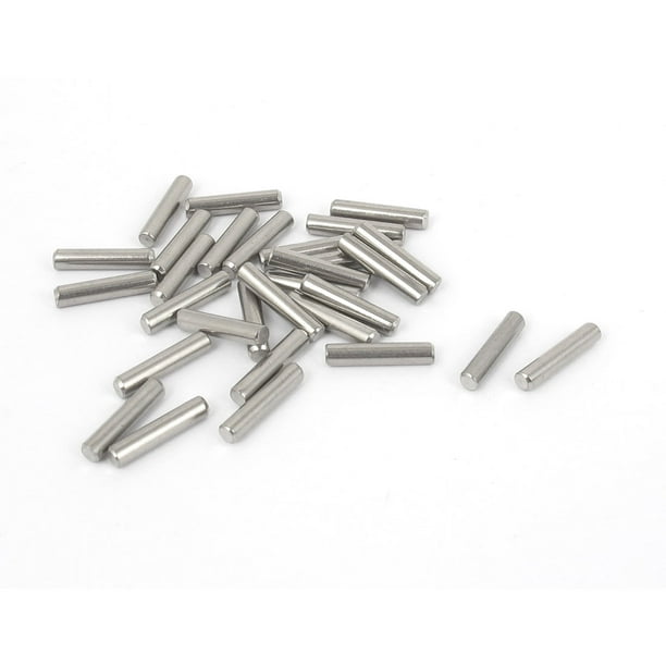 2.5mm x 12mm 304 Stainless Steel Dowel Pins Fasten Elements Silver Tone