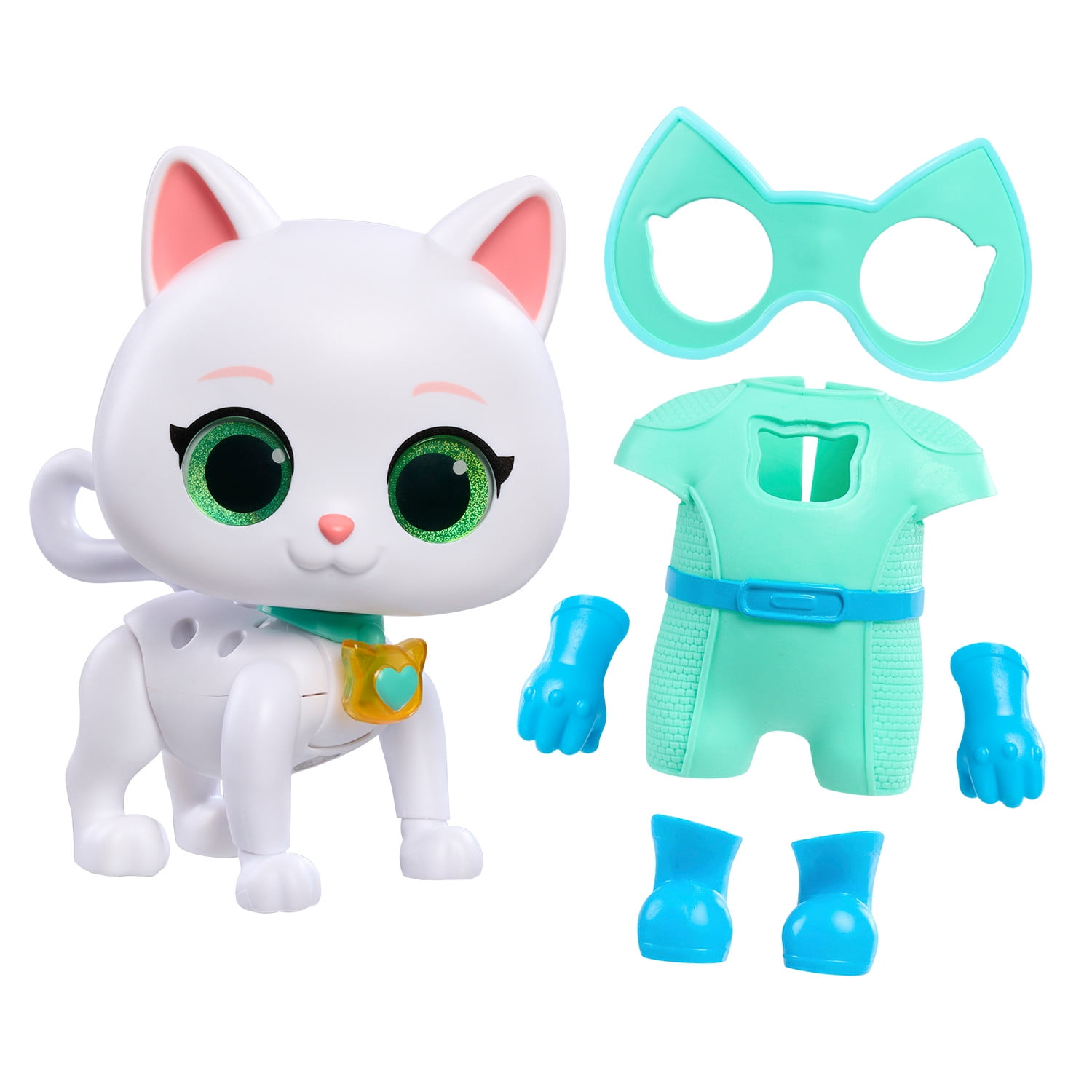 Disney Junior SuperKitties Cat-Tastic Transforming Bitsy - Interactive Electronic Toy for Kids, Ages 3 and Up