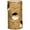 Brown#2, variant on Cat Tree PawHut 6-pc Modern Cat Wall Shelves for Indoor Cats, Height Adjustable Jumping Platforms & Cat Hammock, Cat Shelves and Perches for Wall-Mounted Cat Tree, Cat Climbing Shelf Set, Cream,Cat C