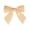 Champagne, variant on Shimmer Satin Hair Bows Long Tail Bowknot Hair Accessories for Women (Black)