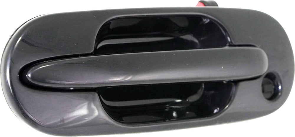 Replacement REPHO462126 Exterior Door Handle Compatible with 1997-2001 Honda CR-V Front, Left Driver Smooth Black