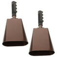 thumbnail image 3 of GOOHOCHY 1 Pair of Cowbell with Handle Noise Maker Sports Events Cowbell Cheering Hand Cowbell Prop for Party, 3 of 8