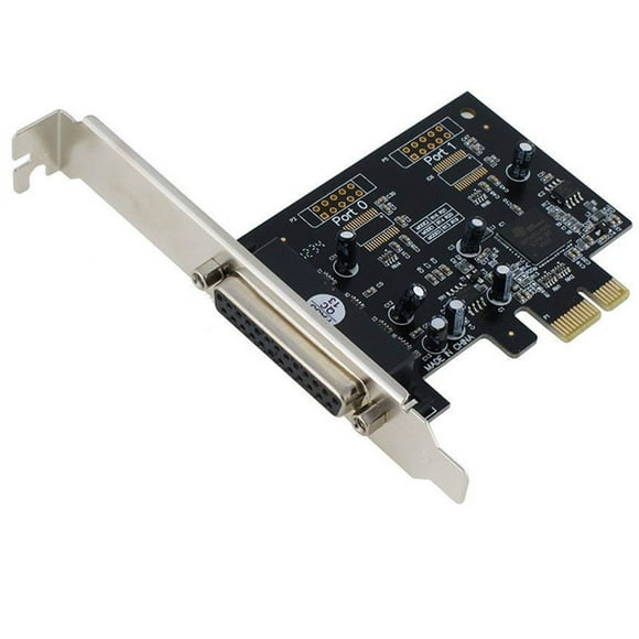 axGear Parallel PCIE PCI-E Express Controller Adapter Card For Desktop Computer Printer