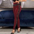 thumbnail image 2 of XIYON Women's High Waisted Jeggings Women Lace Soft Elastic Comfortable Casual Yoga Pants Workout Yoga Pants, 2 of 6