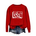 thumbnail image 5 of ylioge Womens Valentine's Day Sweatshirts Pullover Crewneck Tops Ladies Trendy Long Sleeve Loose Fit Graphic Sweatshirt Winter, 5 of 6