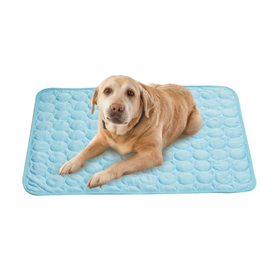 Darzheoy Pet Cooling Mat for Dogs Cats, Ice Silk Dog Cooling Mats, Dog Cooling Pads, Portable & Washable Pet Cooling Blanket for Kennel/Sofa/Bed/Floor/Car Seats