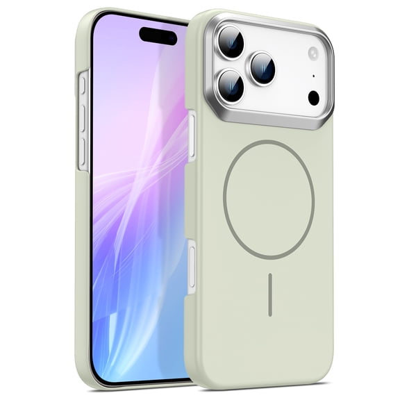 for iPhone 12 Pro Max Magnetic Case, Military Grade Drop Protection, Rugged Case Compatible with Mag-Safe Charging, Non-Yellowing, Shockproof Anti-Scratch Cover for iPhone 12 Pro Max, Beige