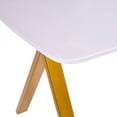 thumbnail image 5 of Rectangular Dining Table with Faux Marble Tempered Glass Top and Golden Metal Legs for Kitchen Dining Room, 5 of 8