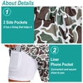thumbnail image 6 of MINOUVA 2-in-1 Compression Liner Quick-Dry Stretch Fabric Trunks Shorts Swimwear Bottoms (Men's), Camo Duck S, 6 of 7