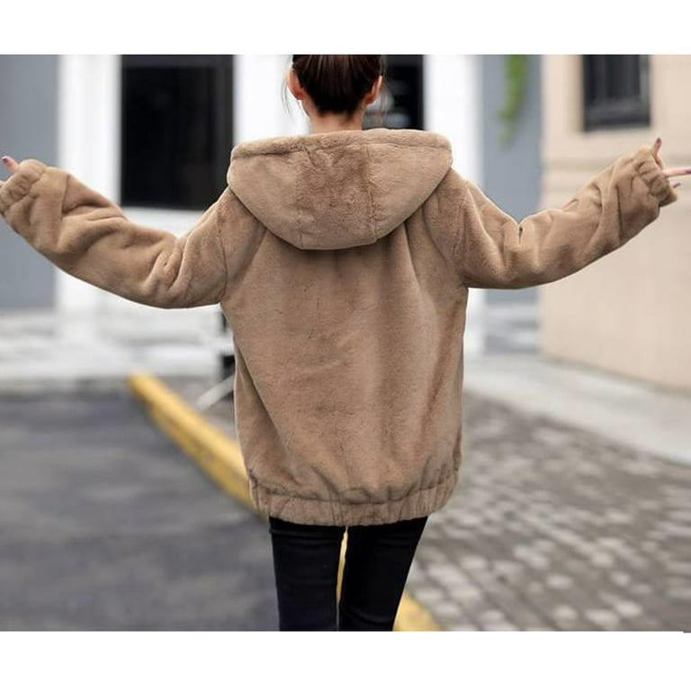 Ladies long fleece coats hot sale