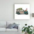 thumbnail image 3 of Trademark Fine Art 'Christmas Cars IV' Canvas Art by Jennifer Paxton Parker, 3 of 4