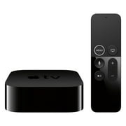 Angle View: (Certified Refurbished) Apple TV 4K Media Streamer 5th Generation, 64GB, MP7P2LL/A - Black