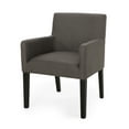 thumbnail image 2 of Modern Tufted Arm Chair with Wingback Design, Blue Polyester Upholstered Accent Chair for Living Room, Bedroom & Study, 220 Lbs Capacity, 2 of 11