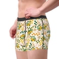 thumbnail image 2 of Fuzoiu Hawaii Palms Print Men's Ultra Breathable Underwear,No Riding Up Boxer Briefs with ComfortFlexible Waistband-X-Large, 2 of 5
