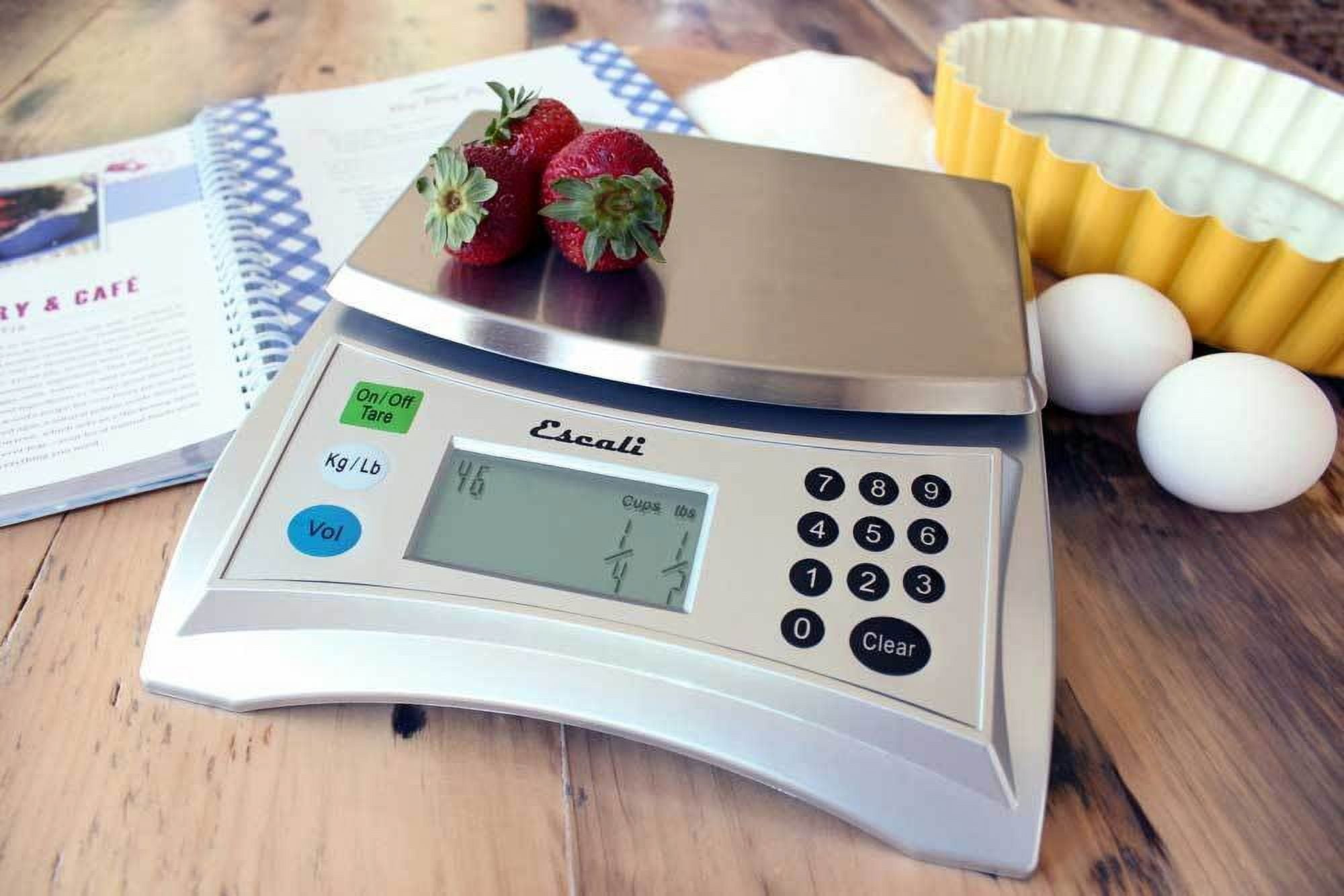 Escali 136KP Escali Alimento NSF Listed Digital Scale, 13 Lb / 6 Kg