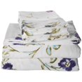 thumbnail image 1 of Sábanas de franela Tribeca Living de algodón ultrasuaves Cal King, 170 g/m², 1 of 2
