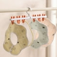 thumbnail image 4 of BAOPAI Multi-Functional Folding Wall Mounted Clothes Rack for Balcony Bathroom, No Drill Installation with Stickers, for Socks Underwear Drying, 4 of 6