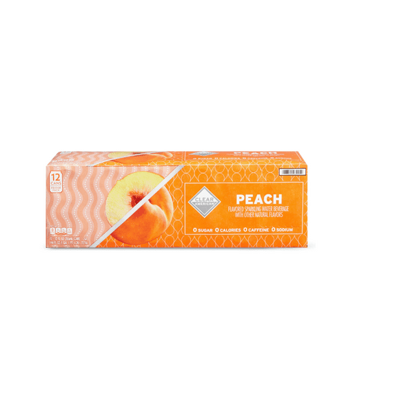 American Golden Peach Water, 12 fl oz, 12 pack