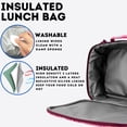 thumbnail image 5 of J World Girls Cody Lunch Bag with Shoulder Strap, Purple Galaxy, 5 of 7