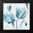 thumbnail image 2 of Loreth, Lanie 15x15 Black Modern Framed Museum Art Print Titled - Blue Magnolias II, 2 of 5